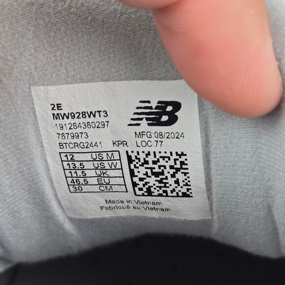 New Balance Mens 12EE 928v3 White Blue Daily Casual Comfort Walking Shoe Wide - Picture 12 of 12